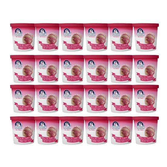 Picture of Ice Cream Polar Strawberry 24 x 125ml