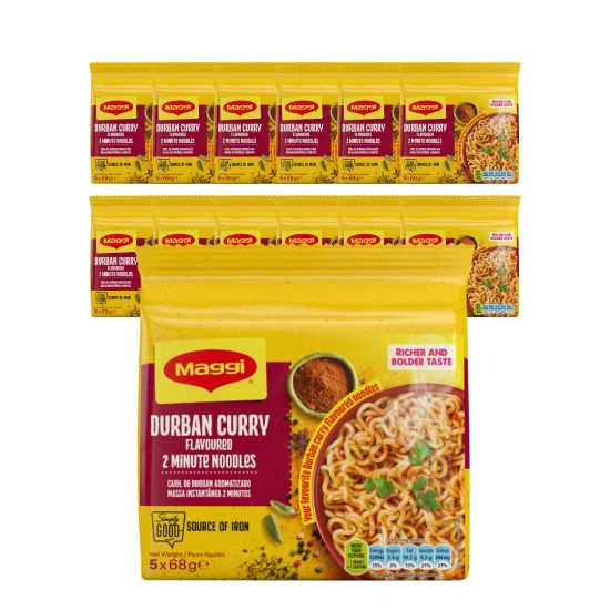 Picture of Pasta Maggi 2 min Durban Curry 12 x 5 x 68g