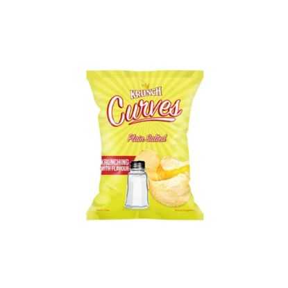 Show details for Snack Curves Chips Plain Salted 125g Picture of Snack Curves Chips Plain Salted 125g