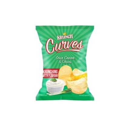 Show details for Snack Curves Chips Sour & Cream Chives 125g Picture of Snack Curves Chips Sour & Cream Chives 125g