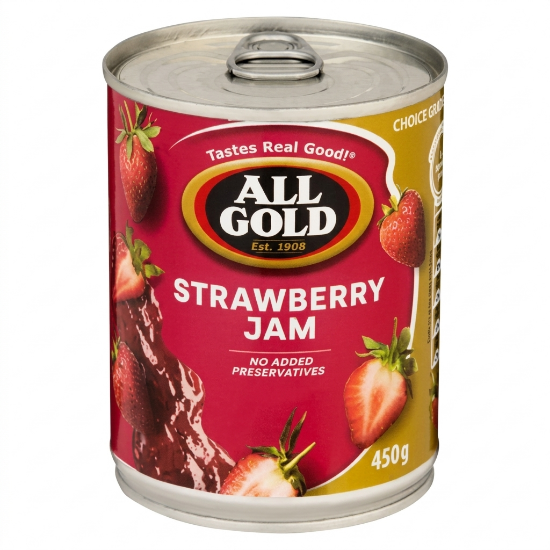 Picture of Jam Strawberry All Gold 450g