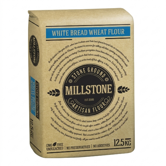 Picture of Flour White Bread Stoneground Millstone 12.5kg
