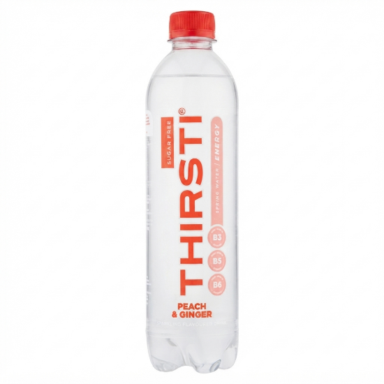Picture of Water Thirsti Sparkling Peach & Ginger 500ml