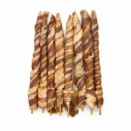 Picture of Bacon Twisters Oepsies (±500g) p/kg