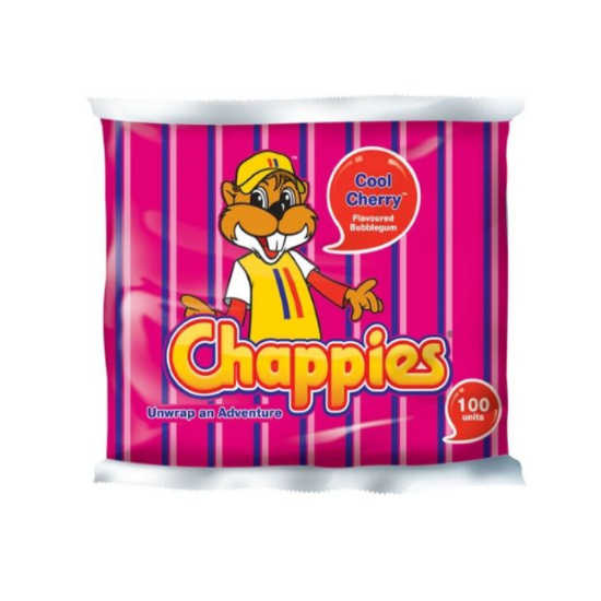 Picture of Sweets Chappies B/Gum Cool Cherry 1 x 400g