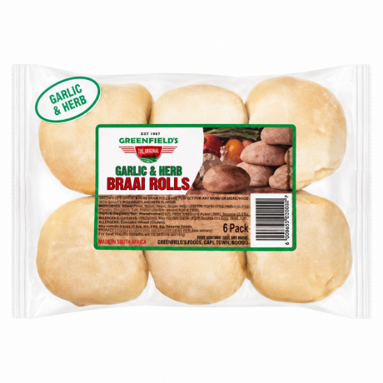 Picture of Braai Rolls Garlic & Herb 6's