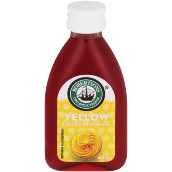 Picture of Food Colour Yellow Robertsons 40ml
