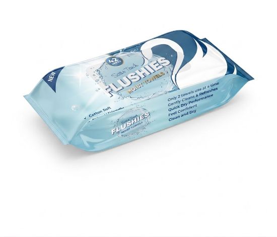 Picture of Wet Wipes Satin Touch Flushies 42's