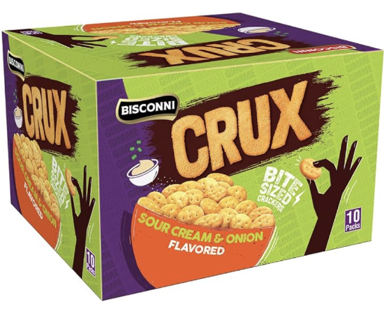 Picture of Crackers Crux Mini S/Cream & Onion 12 x 10 x 30g
