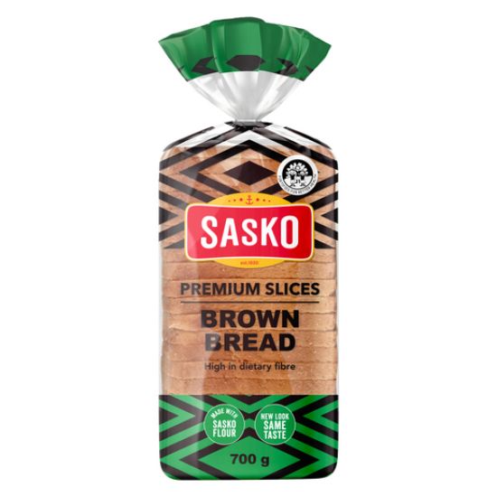 Picture of Bread Brown Sasko Premium 700g EACH